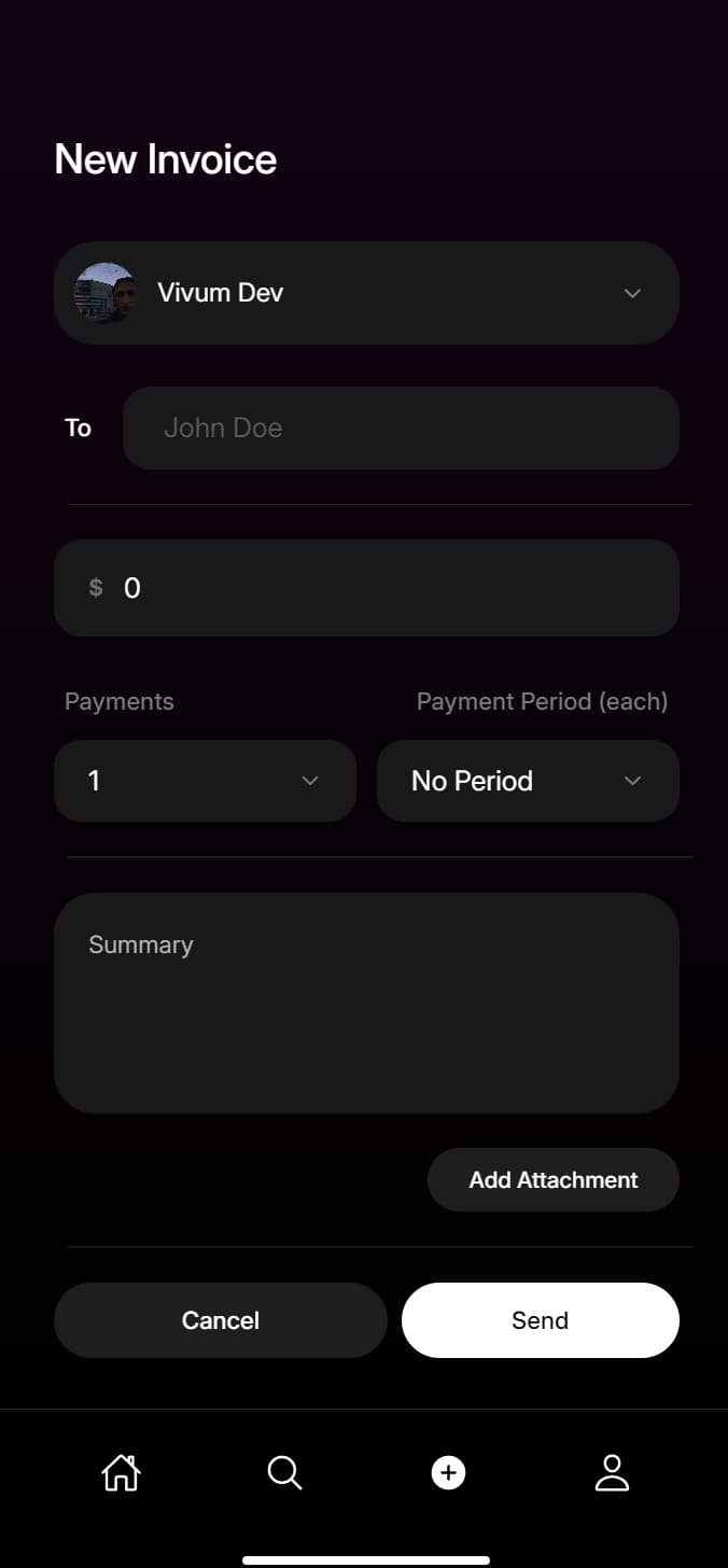 New Invoice